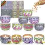 Juego de 12 velas aromáticas bajan a su menor precio