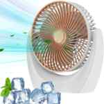 Ventilador de escritorio recargable USB baja a un excelente precio