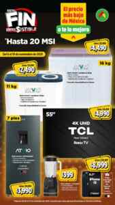 Folleto Bodega Aurrera Buen Fin Irresistible 2025 Imagen de la promo