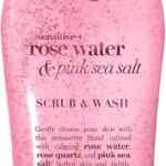 Exfoliante y gel para baño Ogx Scrub & Wash agua de rosas y sal marina rosada baja a su precio más económico + 10% adicional con Planea y Ahorra Exfoliante y gel para baño Ogx Scrub & Wash agua de rosas y sal marina rosada baja a su precio más económico + 10% adicional con Planea y Ahorra