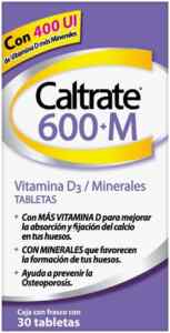 Suplemento alimenticio calcio con minerales Caltrate 600+M con 30 tabletas baja a un gran precio Imagen de la promo