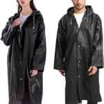 Oferta flash en juego de 2 Impermeables largos con capucha bajan a un precio muy bueno