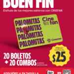 Cinemex Buen Fin 2025: Tarjeta Cinefan a sólo $25 (trae 20 boletos + 20 combos a precio preferencial) Cinemex Buen Fin 2025: Tarjeta Cinefan a sólo $25 (trae 20 boletos + 20 combos a precio preferencial)