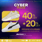 Cyber Week Dportenis: Hasta 40% de descuento + 20% adicional