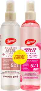 2 pack Agua limpiadora Jaloma 5 en 1 agua de rosas + agua de arroz bajan a un excelente precio Imagen de la promo