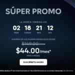 Promoción HBO Max: $44 al mes tus primeros 6 meses Promoción HBO Max: $44 al mes tus primeros 6 meses