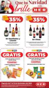 Folleto HEB semanal al 12 de noviembre 2025 con ofertas de 3x2, 5x3, 6x4, Productos Gratis y más Imagen de la promo