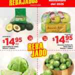 Ofertas HEB Precios bajos en frutas y verduras del 11 al 17 de noviembre 2025