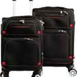 Juego de 2 Maletas de mano para cabina con ruedas y asa extendible bajan de precio + 3 meses sin intereses