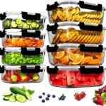 Cupón de $100 de descuento en paquete de 8 Contenedores herméticos de vidrio para almacenar alimentos bajan a un precio buenísimo