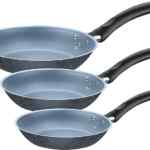 Juego de 3 Sartenes Tramontina Turim Azul baja de precio Juego de 3 Sartenes Tramontina Turim Azul baja de precio