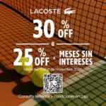 Lacoste Buen Fin 2025: Hasta 30% de descuento
