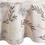 Mantel de navidad para mesa redonda baja de precio