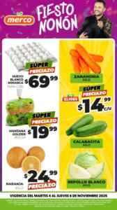 Ofertas Merco frutas y verduras del 4 al 6 de noviembre 2025 Imagen de la promo
