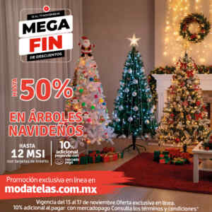 Buen Fin 2025 Modatelas: hasta 50% de descuento en seleccionados y más Imagen de la promo