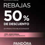 Rebajas Pandora: Hasta 50% de descuento + 15% adicional