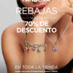 Promoción Escalonada Pandora: Hasta 70% de descuento Promoción Escalonada Pandora: Hasta 70% de descuento