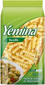 Pasta para sopa Yemina Tornillo de 500 g baja de precio Imagen de la promo