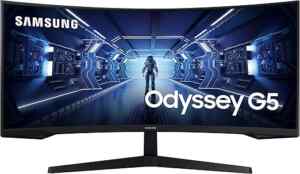 Monitor curvo Samsung Odyssey G5 de 34 pulgadas baja a un muy buen precio + 15 meses sin intereses Imagen de la promo