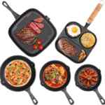 Juego de 3 Sartenes de hierro fundido para cocinar bajan de precio + 3 meses sin intereses Juego de 3 Sartenes de hierro fundido para cocinar bajan de precio + 3 meses sin intereses