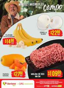 Martes y Miércoles del Campo Soriana 18 y 19 de noviembre: ofertas en frutas y verduras