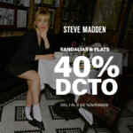 40% de descuento en sandalias y flats en Steve Madden 40% de descuento en sandalias y flats en Steve Madden