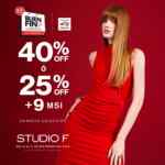 Studio F Buen Fin 2025: Hasta 40% de descuento
