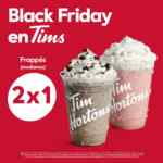 Black Friday Tim Hortons: 2x1 en frappés medianos hoy Black Friday Tim Hortons: 2x1 en frappés medianos hoy