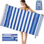 Oferta flash en Juego de 2 Toallas de playa de microfibra de secado rápido bajan de precio