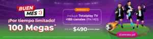 Totalplay Buen Fin 2025: $40 de descuento mensual en su plan Totalplay TV + internet de 80 megas Imagen de la promo
