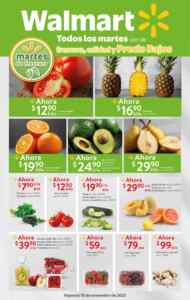 Martes de Frescura Walmart 18 de noviembre: precios de frutas y verduras