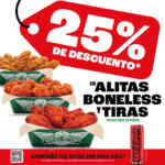 Wing·Stop Buen Fin 2025: 25% de descuento en piezas de Alitas, Boneless o Tiras Wing·Stop Buen Fin 2025: 25% de descuento en piezas de Alitas, Boneless o Tiras