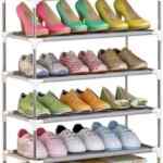 Zapatero de 6 niveles con estructura de metal baja de precio Zapatero de 6 niveles con estructura de metal baja de precio