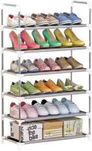 Zapatero de 6 niveles con estructura de metal baja de precio Imagen de la promo