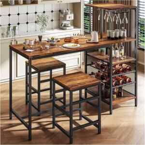 Desayunador barra de cocina para cocina o comedor baja a un excelente precio Imagen de la promo