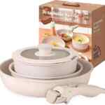 Batería de cocina con mango desmontable con cerámica antiadherente baja de precio + 3 meses sin intereses Batería de cocina con mango desmontable con cerámica antiadherente baja de precio + 3 meses sin intereses