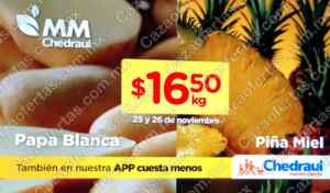 Martimiércoles Chedraui de frutas y verduras 25 y 26 de noviembre 2025 Imagen de la promo