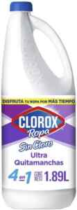 Ultra quitamanchas Clorox Ropa sin Cloro 4 en 1 de 1.89 L baja a un gran precio Imagen de la promo