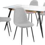 Comedor con mesa y 4 sillas tapizadas baja de precio + 15 meses sin intereses Comedor con mesa y 4 sillas tapizadas baja de precio + 15 meses sin intereses