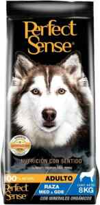 Alimento premium para mascotas Perfect Sense razas medianas y grandes bulto de 8 kg baja de precio + 3 msi Imagen de la promo