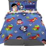 Juego de cama con sábanas y edredón con diseño infantil baja de precio Juego de cama con sábanas y edredón con diseño infantil baja de precio