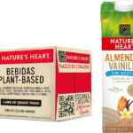 6 pack leche de almendra vainilla sin azúcar Natures Heart baja de precio