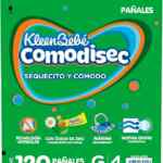 Pañales para bebé KleenBebé Comodisec Grande Etapa 4 con 120 piezas bajan a un excelente precio
