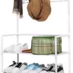 Perchero estante para ropa con zapatero baja a un precio increíble