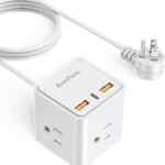 Multicontacto compacto con entradas eléctricas y USB baja a un excelente precio Multicontacto compacto con entradas eléctricas y USB baja a un excelente precio