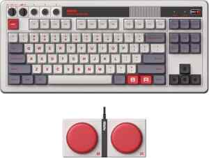 Teclado mecánico retro para gaming 8BitDo baja de precio Imagen de la promo