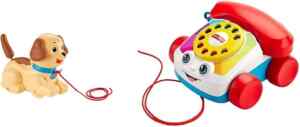 Fisher-Price juguetes de arrastre cachorro + teléfono bajan de precio Imagen de la promo