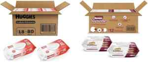 Toallitas húmedas Huggies Cuidado Hidratante 1440 piezas + toallitas Huggies Supreme 960 piezas bajan a su precio más económico Imagen de la promo