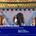 Venta Azul Aeroméxico del 1 al 8 de diciembre con descuentos en vuelos nacionales e internacionales