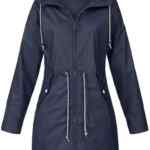 Chamarra impermeable con capucha para mujer baja de precio Chamarra impermeable con capucha para mujer baja de precio